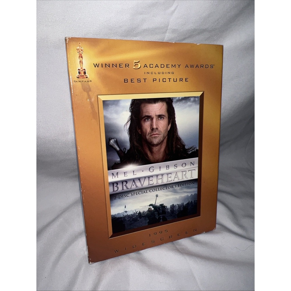 Braveheart Two Disc Special Collector's Edition DVD Movie Entertainment Read